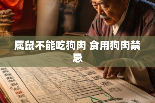 属鼠不能吃狗肉 食用狗肉禁忌 属鼠不能吃狗肉 食用狗肉禁忌