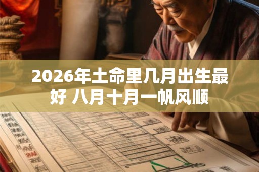 2026年土命里几月出生最好 八月十月一帆风顺