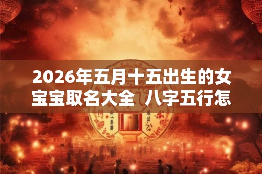 2026年五月十五出生的女宝宝取名大全  八字五行怎么样