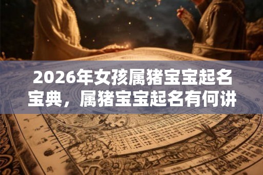 2026年女孩属猪宝宝起名宝典，属猪宝宝起名有何讲究？