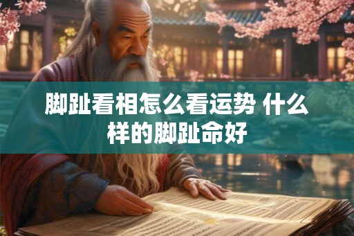 脚趾看相怎么看运势 什么样的脚趾命好