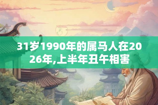 31岁1990年的属马人在2026年,上半年丑午相害 31岁1990年的属马人在2026年,上半年丑午相害