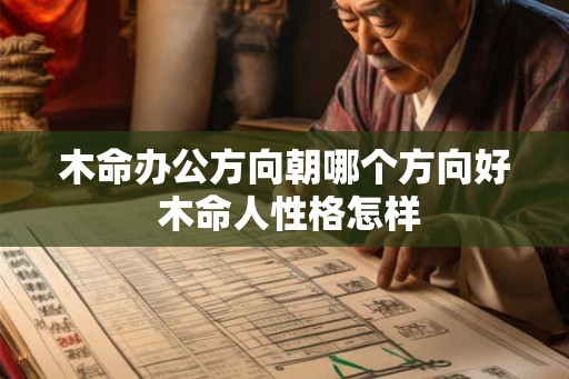 木命办公方向朝哪个方向好 木命人性格怎样