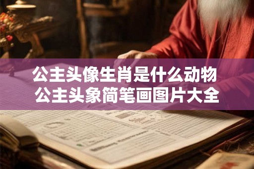 公主头像生肖是什么动物 公主头象简笔画图片大全