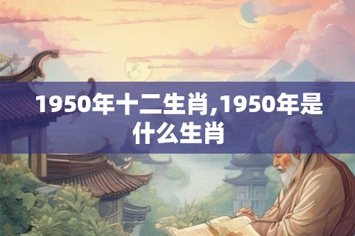 1950年十二生肖,1950年是什么生肖