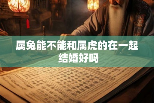 属兔能不能和属虎的在一起 结婚好吗