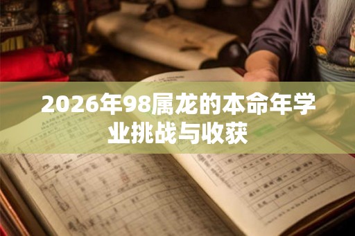 2026年98属龙的本命年学业挑战与收获 2026年98属龙的本命年学业挑战与收获