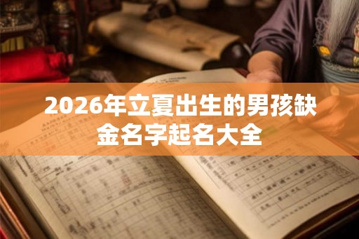 2026年立夏出生的男孩缺金名字起名大全