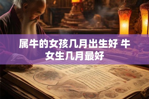 属牛的女孩几月出生好 牛女生几月最好