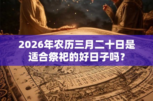 2026年农历三月二十日是适合祭祀的好日子吗? 2026年农历三月二十日是适合祭祀的好日子吗?