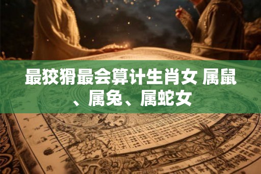 最狡猾最会算计生肖女 属鼠、属兔、属蛇女 最狡猾最会算计生肖女 属鼠、属兔、属蛇女