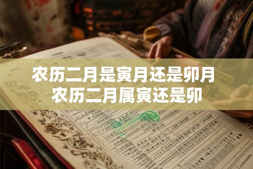 农历二月是寅月还是卯月 农历二月属寅还是卯