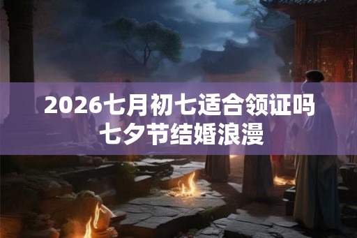 2026七月初七适合领证吗 七夕节结婚浪漫 2026七月初七适合领证吗 七夕节结婚浪漫