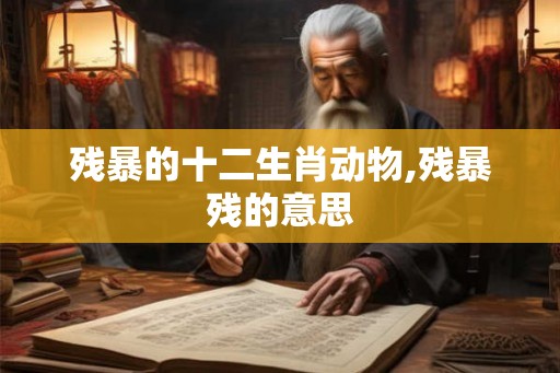 残暴的十二生肖动物,残暴残的意思