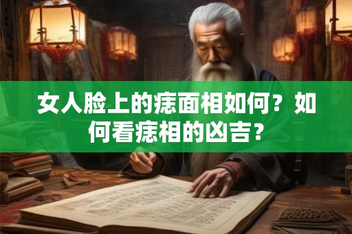 女人脸上的痣面相如何？如何看痣相的凶吉？