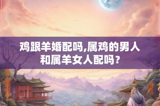 鸡跟羊婚配吗,属鸡的男人和属羊女人配吗？