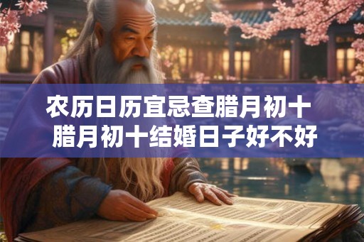 农历日历宜忌查腊月初十 腊月初十结婚日子好不好 农历日历宜忌查腊月初十 腊月初十结婚日子好不好