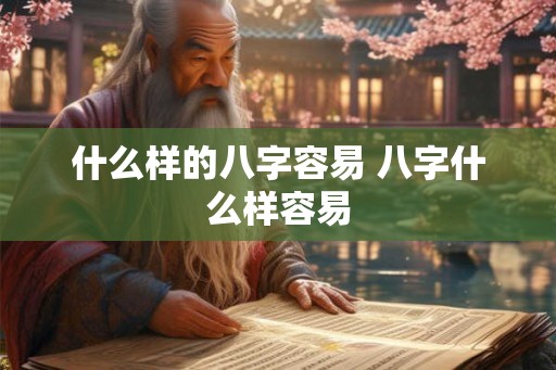 什么样的八字容易 八字什么样容易 什么样的八字容易 八字什么样容易