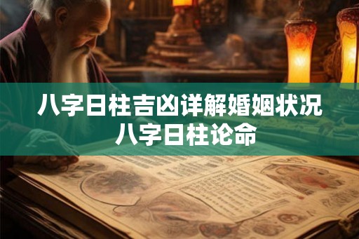 八字日柱吉凶详解婚姻状况 八字日柱论命 八字日柱吉凶详解婚姻状况 八字日柱论命