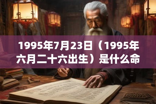 1995年7月23日(1995年六月二十六出生)是什么命_命运如何 1995年7月23日(1995年六月二十六出生)是什么命_命运如何