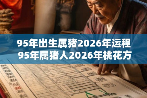 95年出生属猪2026年运程 95年属猪人2026年桃花方位