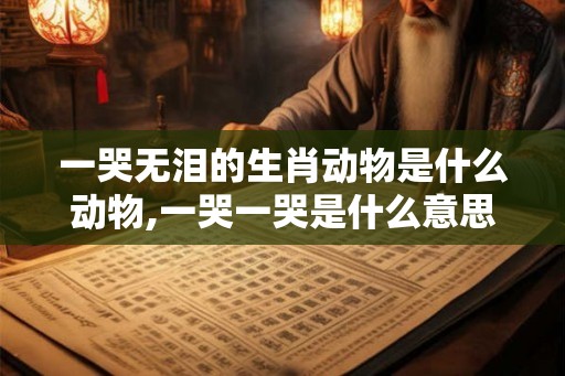 一哭无泪的生肖动物是什么动物,一哭一哭是什么意思