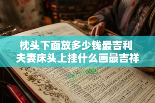 枕头下面放多少钱最吉利 夫妻床头上挂什么画最吉祥