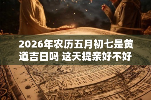 2026年农历五月初七是黄道吉日吗 这天提亲好不好