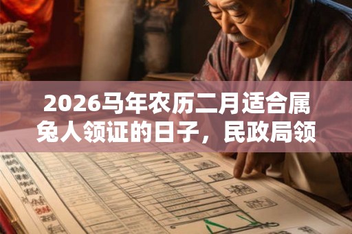 2026马年农历二月适合属兔人领证的日子，民政局领证流程