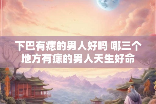 下巴有痣的男人好吗 哪三个地方有痣的男人天生好命 下巴有痣的男人好吗 哪三个地方有痣的男人天生好命
