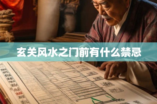玄关风水之门前有什么禁忌