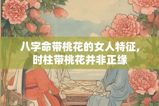八字命带桃花的女人特征,时柱带桃花并非正缘
