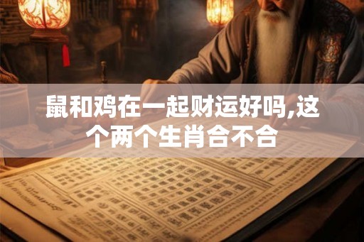鼠和鸡在一起财运好吗,这个两个生肖合不合 鼠和鸡在一起财运好吗,这个两个生肖合不合