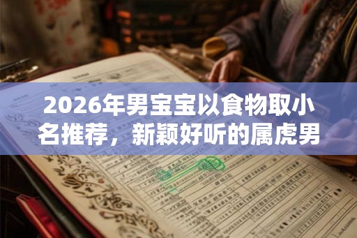 2026年男宝宝以食物取小名推荐，新颖好听的属虎男孩乳名