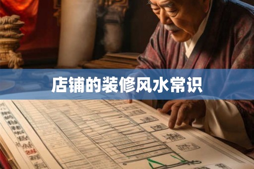 店铺的装修风水常识 店铺的装修风水常识