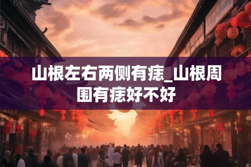 山根左右两侧有痣_山根周围有痣好不好