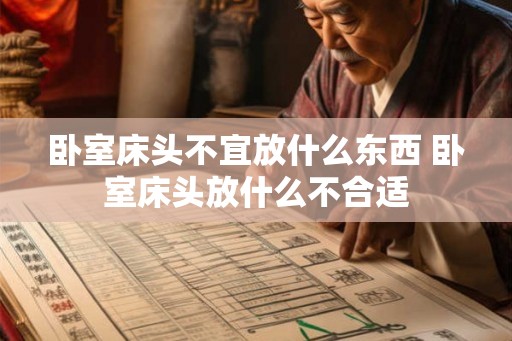 卧室床头不宜放什么东西 卧室床头放什么不合适