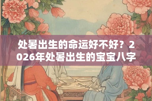 处暑出生的命运好不好？2026年处暑出生的宝宝八字起名