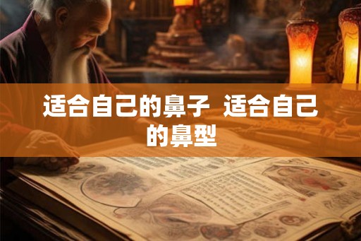 适合自己的鼻子 适合自己的鼻型 适合自己的鼻子 适合自己的鼻型