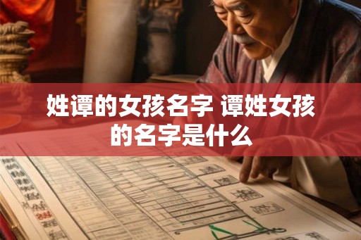 姓谭的女孩名字 谭姓女孩的名字是什么