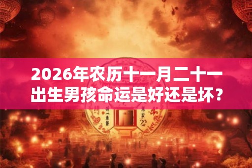 2026年农历十一月二十一出生男孩命运是好还是坏？