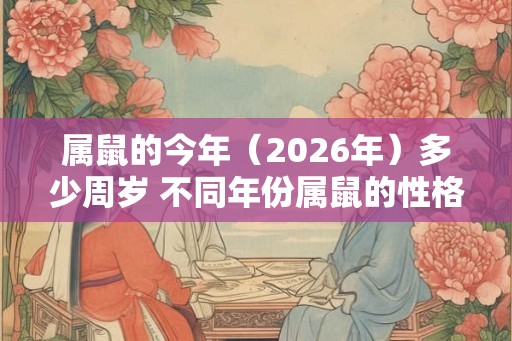 属鼠的今年（2026年）多少周岁 不同年份属鼠的性格