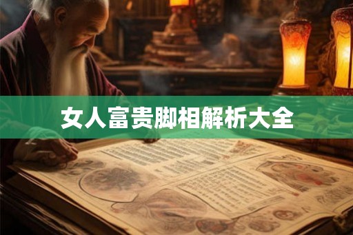 女人富贵脚相解析大全