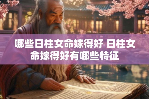 哪些日柱女命嫁得好 日柱女命嫁得好有哪些特征 哪些日柱女命嫁得好 日柱女命嫁得好有哪些特征