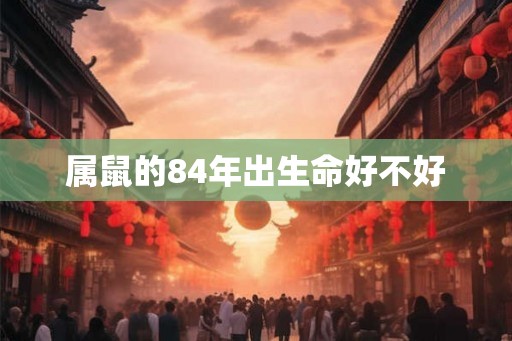 属鼠的84年出生命好不好 属鼠的84年出生命好不好