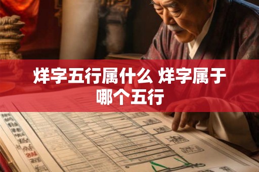 烊字五行属什么 烊字属于哪个五行
