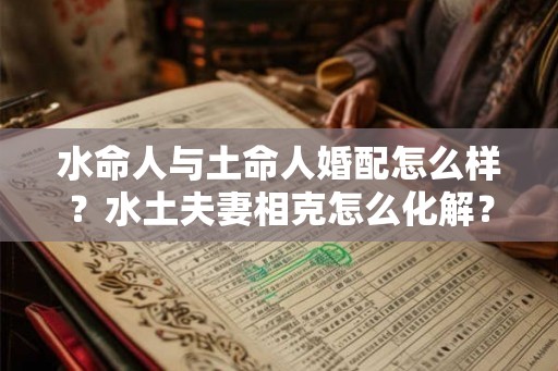 水命人与土命人婚配怎么样？水土夫妻相克怎么化解？