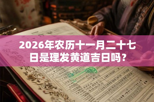 2026年农历十一月二十七日是理发黄道吉日吗？