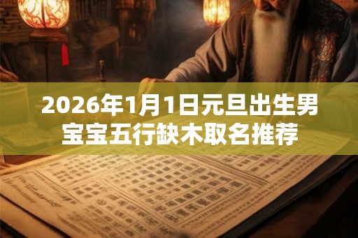 2026年1月1日元旦出生男宝宝五行缺木取名推荐