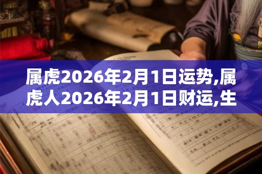 属虎2026年2月1日运势,属虎人2026年2月1日财运,生肖虎2026年2月1日运势